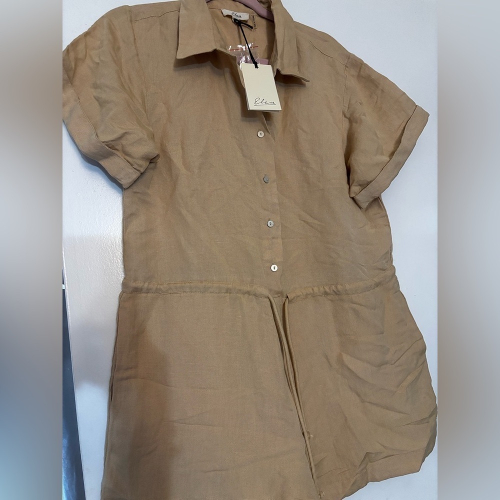 Beige romper ELAN NWT